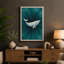 Whale in Convergence Modern - Wrapped Canvas-1324475154-1324475159