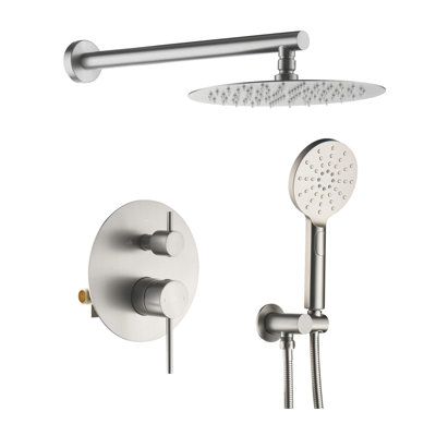 Robinet de douche circulaire avec valve brute