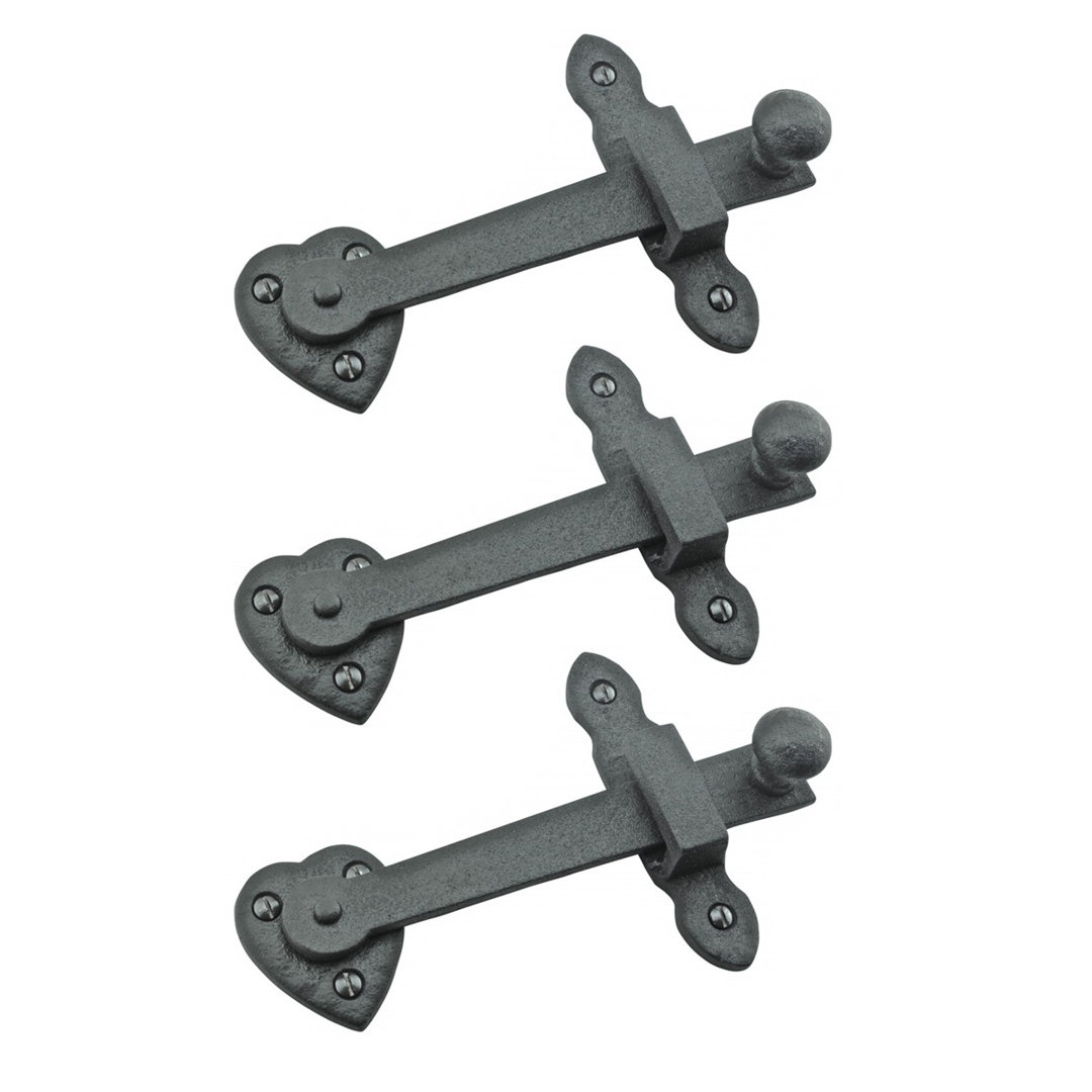 Heavy Wrought Iron Gate Latch (Set of 3) The Renovators Supply Inc.