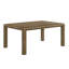 Table de salle à manger brun / beige Cockrell avec rallonge de 18 po