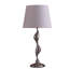 Lampe de table argentée 24 "Erte Art Deco Silhouette