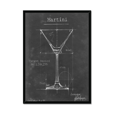 Barware Blueprint V 1 Piece Painting