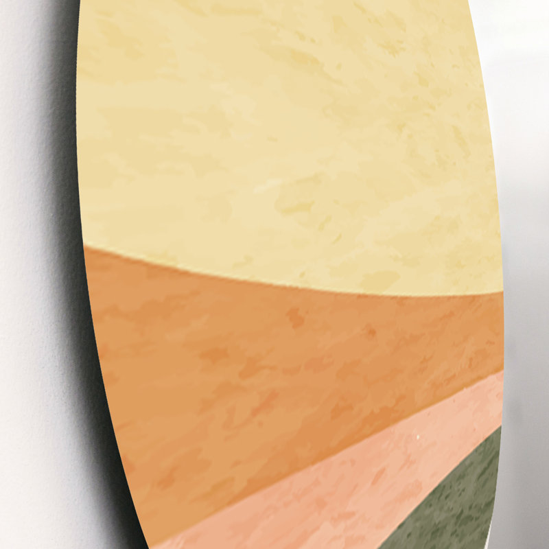Ensemble de 3 décorations murales paysage minimaliste rétro