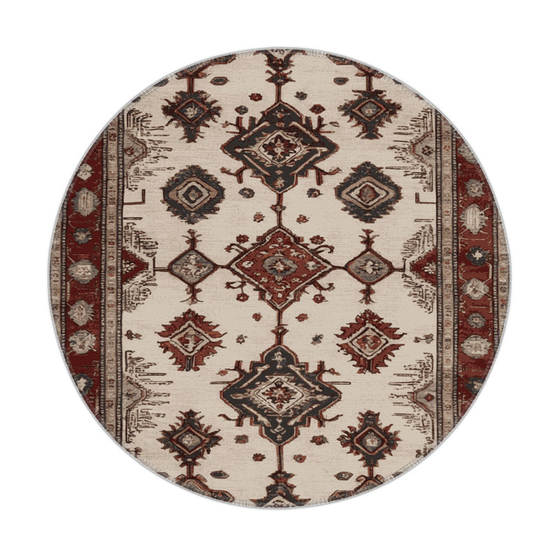 Turkish Black Indoor and Outdoor Area Rug, Rectangle 5' x 7'