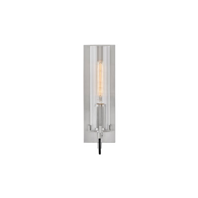 Cala Single Light Glass Dimmable Armed Sconce