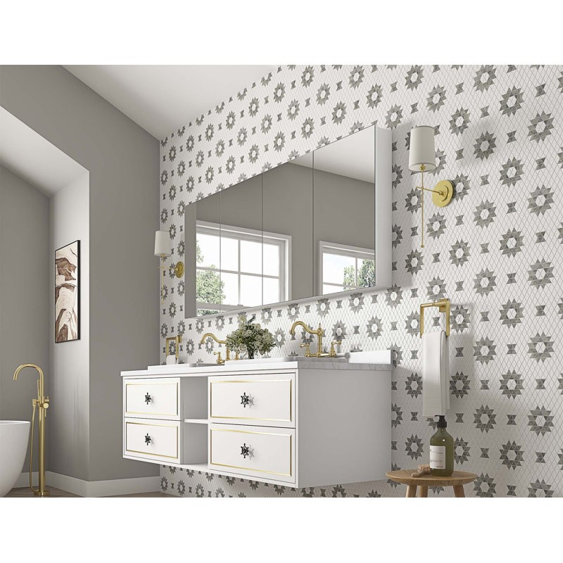 Armoire de rangement murale pour salle de bain, armoire à pharmacie, armoire de salle de bain moderne avec miroir