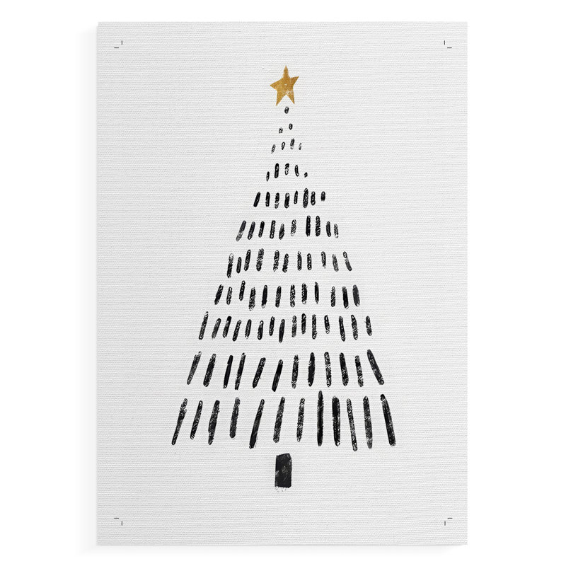 Arbre de Noël - reproduction de toile seulement - non encadrée
