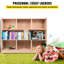 Armoire de rangement à 8 sections pour la classe, tablettes de contreplaqué de 36 pouces de hauteur avec rangement pour enfants d'âge préscolaire et livres