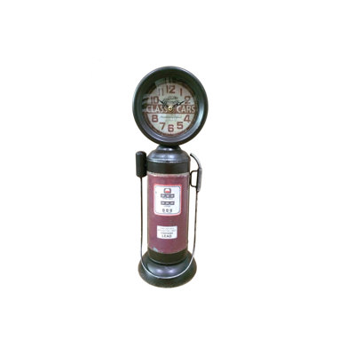 Traditional Analog Metal Tabletop Clock in