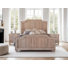 Aruba Natural 3-Piece Bedroom Set (Bed With 2-Nightstands)