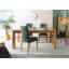 Glasgow Oak Solid Wood Dining Table-62356597-62356601