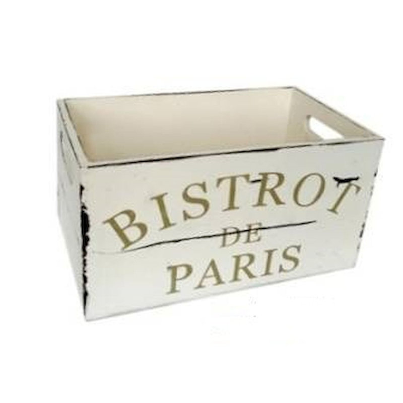Caisse en bois bistrot de paris