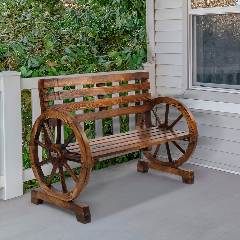 Olmstead Outdoor Bench, Brown