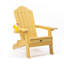 Chaise Adirondack pliante en plastique avec repose-pieds-70169718