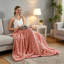Lightweight and Soft All-Season Throw Blanket, for Chair, Sofa, and Bed-125290616-125290618