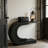 Stylish Hallway Table,Console Table,C-Shaped Accent Table