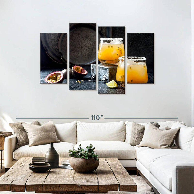 Yarlin Mango Passionfruit Cocktails, 48" H x 75" W