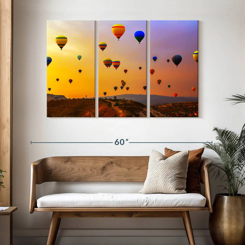 Mehar Airborne Hot Air Balloons, 32" H x 50" W