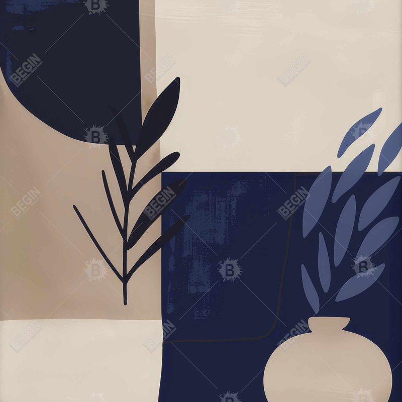Vase - Toile grise pour une décoration et un style élégants