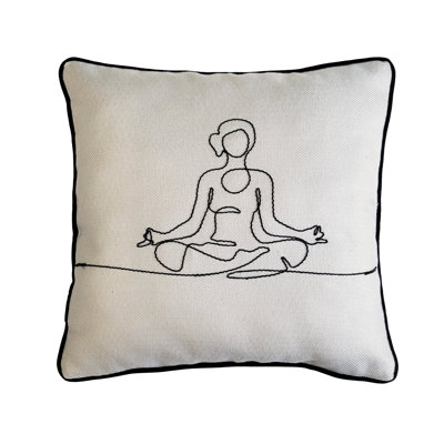 Ediehome Polyester/polyester Blend Throw Square Pillow Cover & Insert