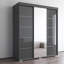 Armoire grise 3D 71 "avec miroir Aria-826026348