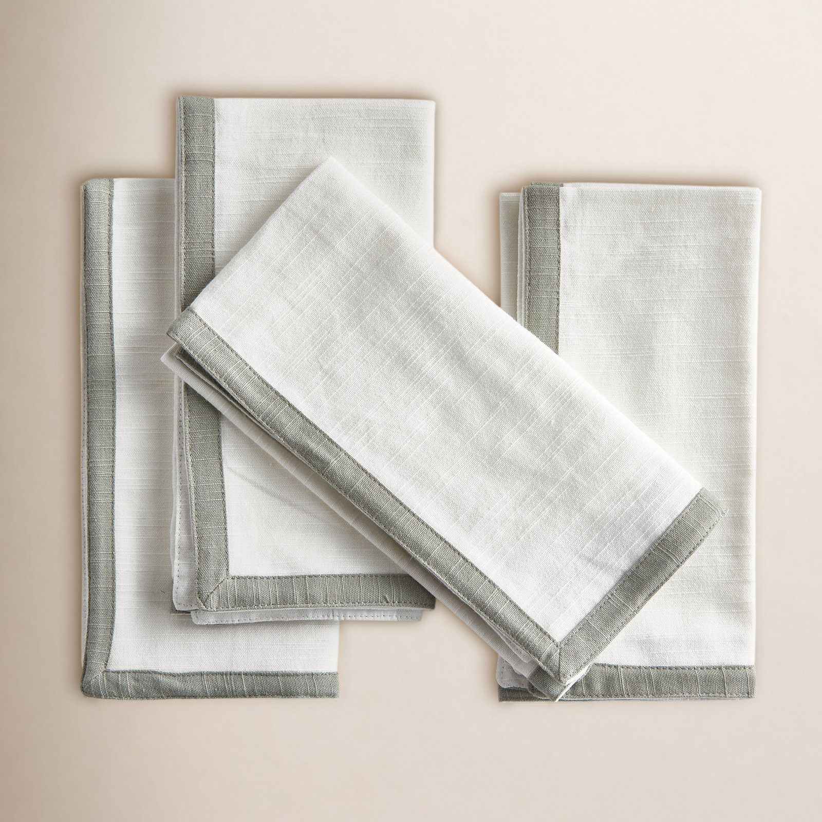 Nigel Napkin, White/Blue