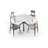 Estefanita Fabric Upholstered Metal Dining Chair-1172259040-1148979303