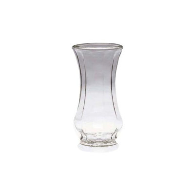 Vase rose transparent - Trompette