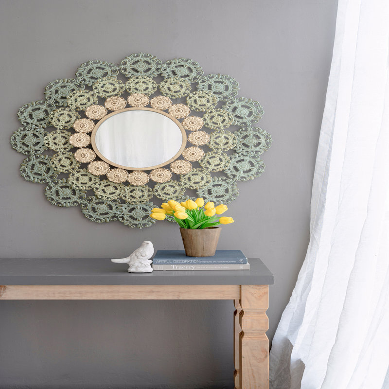Miroir médaillon D38 x 3,5 po Mcguire