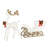 The Holiday Aisle® 48" Pre-Lit Sisal Reindeer