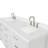 Abbate 72" Double Bathroom Vanity with White Quartz Top-85364109