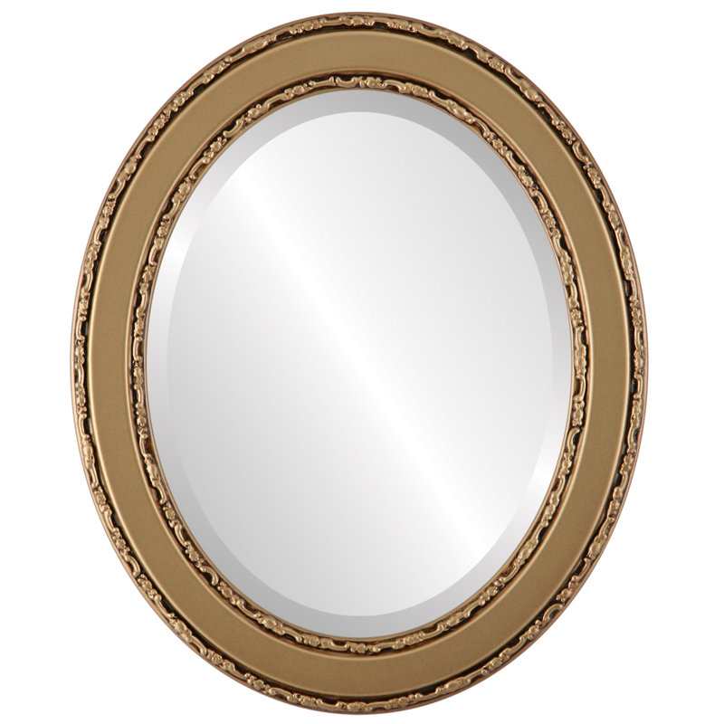 Miroir décoratif biseauté traditionnel Minerva, 21 po x 27 po