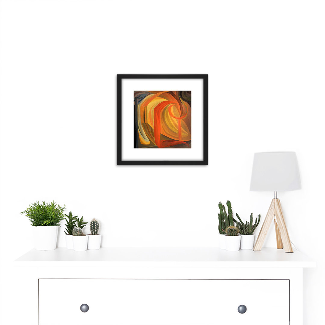 Abstract Composition by Otto Freundlich - Single Picture Frame Painting