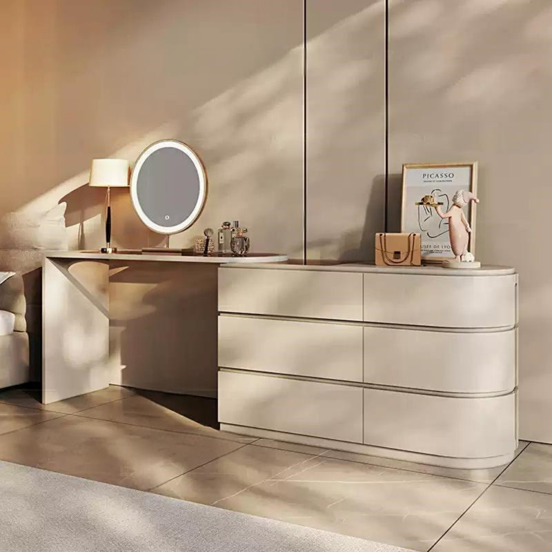 Commode de chambre principale légère de luxe rétractable