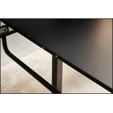 Square Extendable Dining Table with metal leg,Modern Space Saving Kitchen Table Solid base frame, comfortable, durable, beautiful
