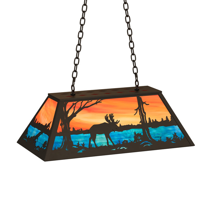Luminaire suspendu géométrique Old Forge, Espresso, 6