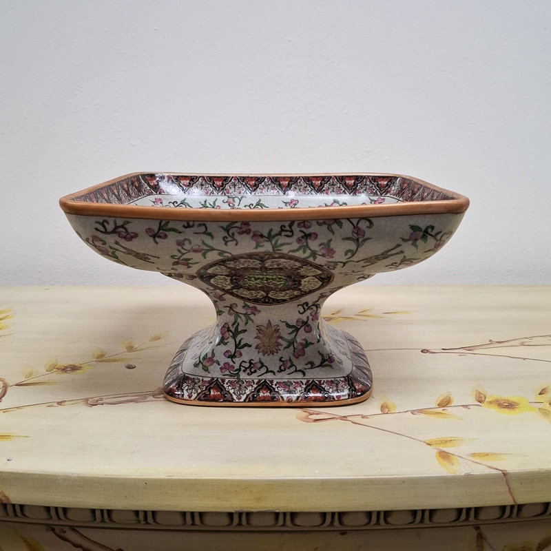Plateau carré en porcelaine Compote Casey