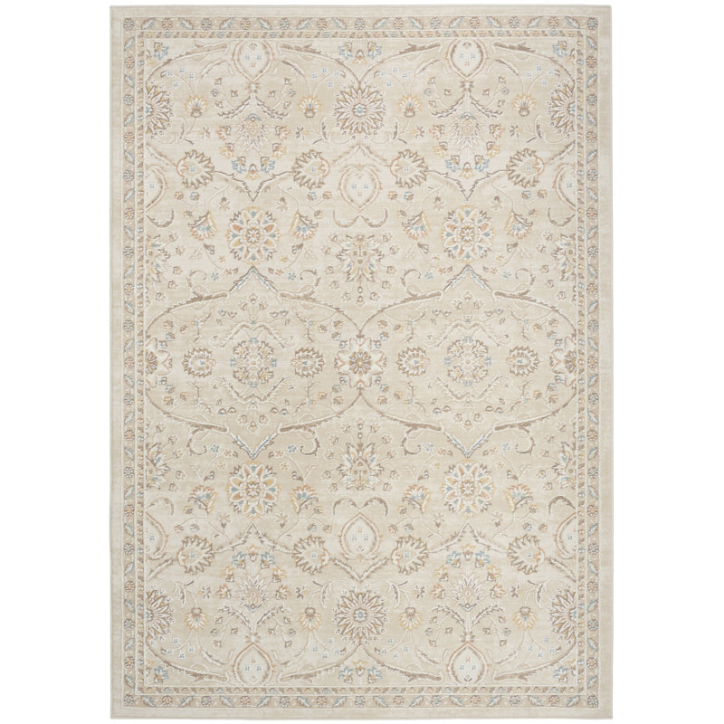 Classic Ivory Area Rug, Rectangle 239 x 300 cm