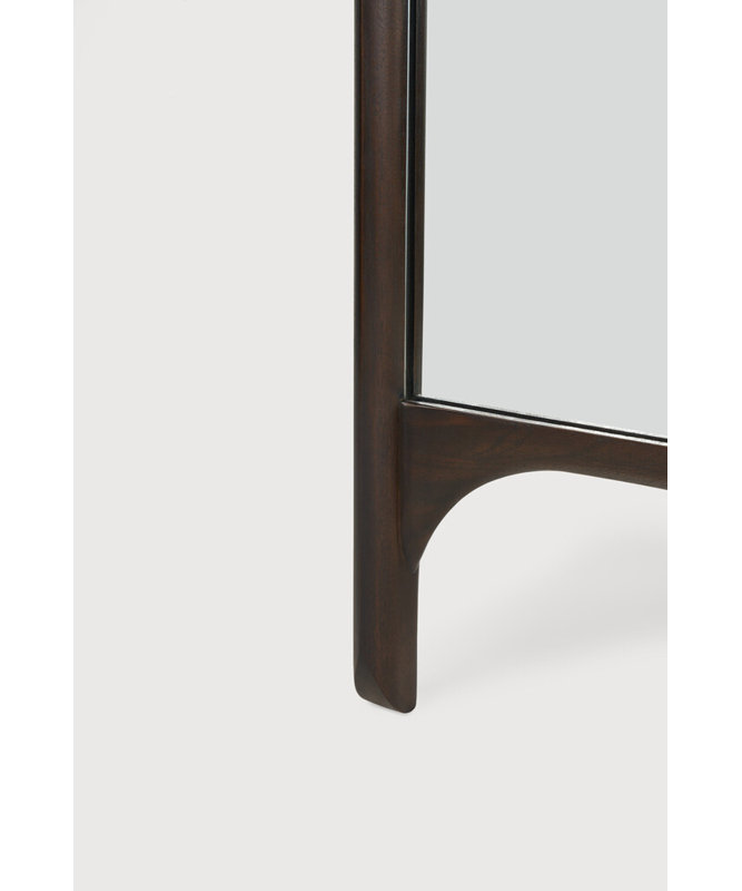 Polished Imperfect Mirror, 79" x 31.5", Black