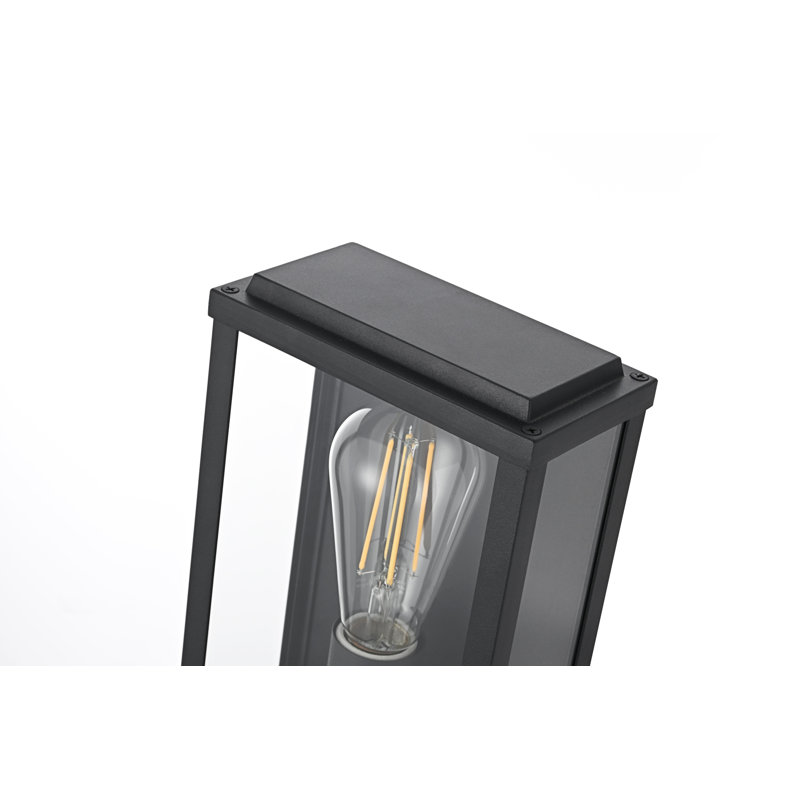 Santos Outdoor Wall Sconce in Black