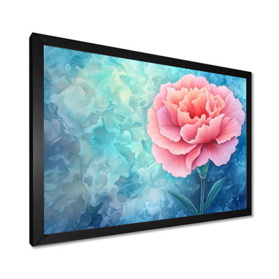 Harmony of Carnation Flower II - œillets, reproduction d'art mural