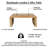 Elainea 36 Inch Coffee Table, Handcrafted Natural Acacia Wood, Rectangular Curved Waterfall Top