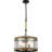 3-Light Framhouse Drum Chandelier