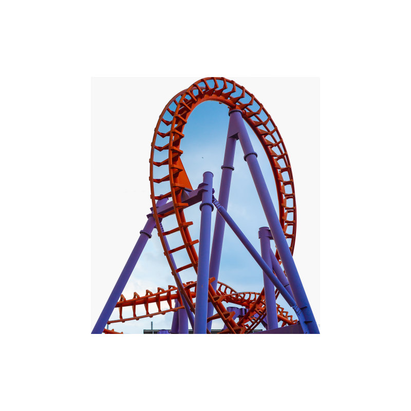 SP13239 Amusement Park Roller Coaster Loop