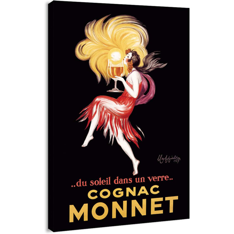 «Classic Classic Wine» Publicité Monnet cognac sur toile
