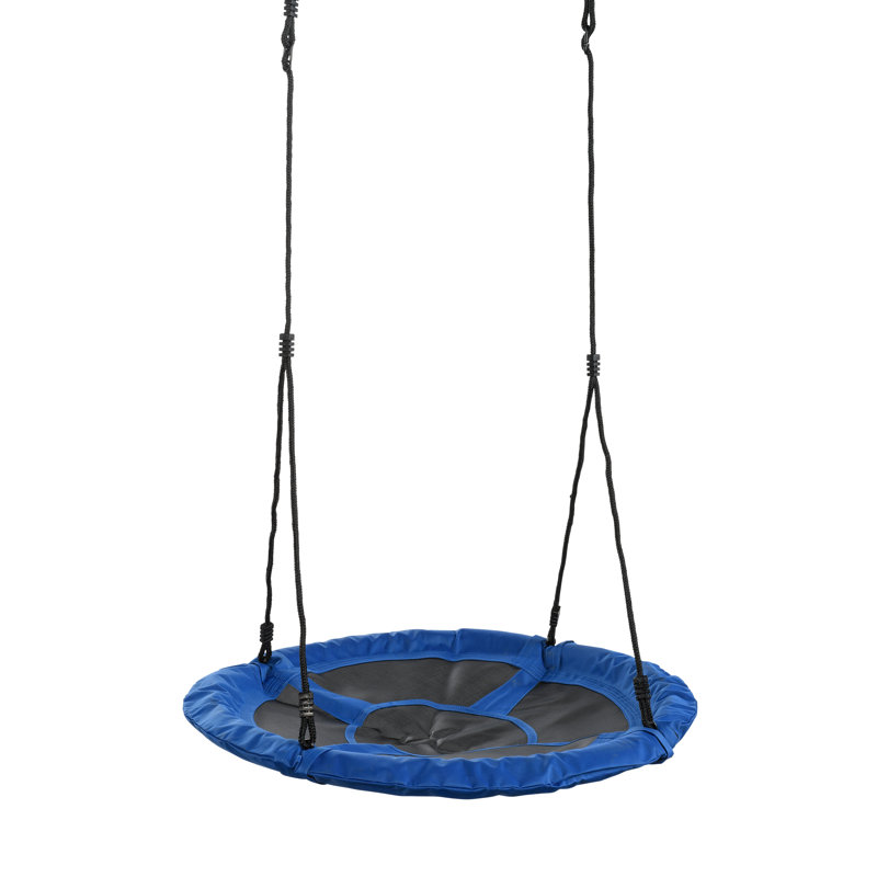 SwingKing Nylon Web / Saucer Swing Swing Seat with Chains
