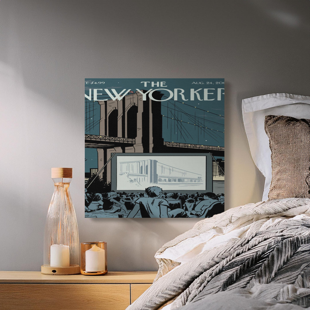 Brooklyn Bridge Outdoor Movie Canvas Print