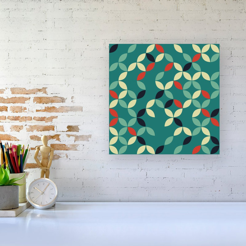 Geometric Pattern Design - Wrapped Canvas Print