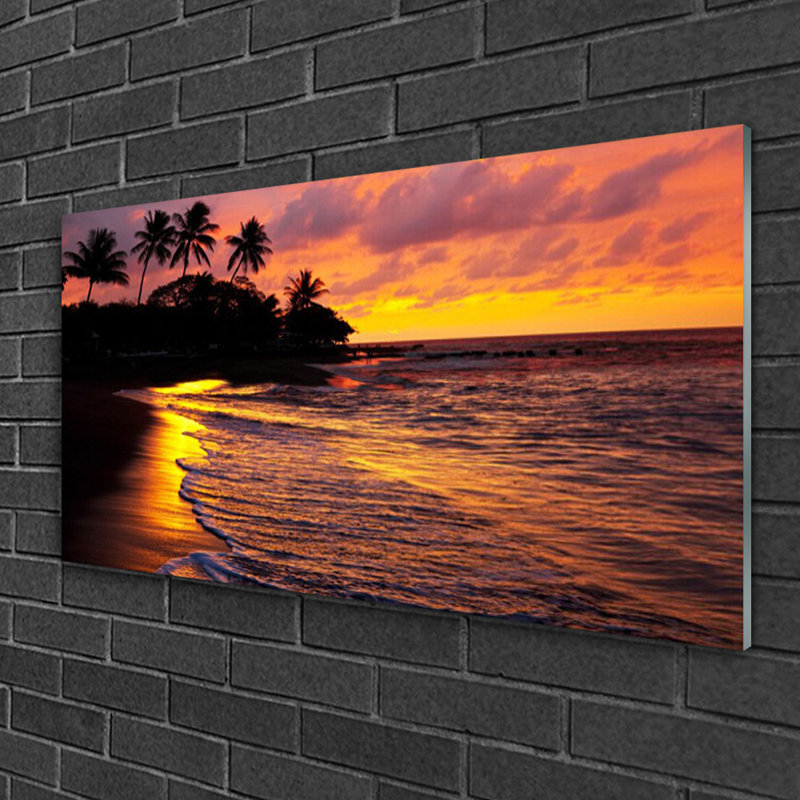 Sea Landscape - Unframed Photograph on Glass