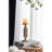 Antique Gold Cutout Candle Holder